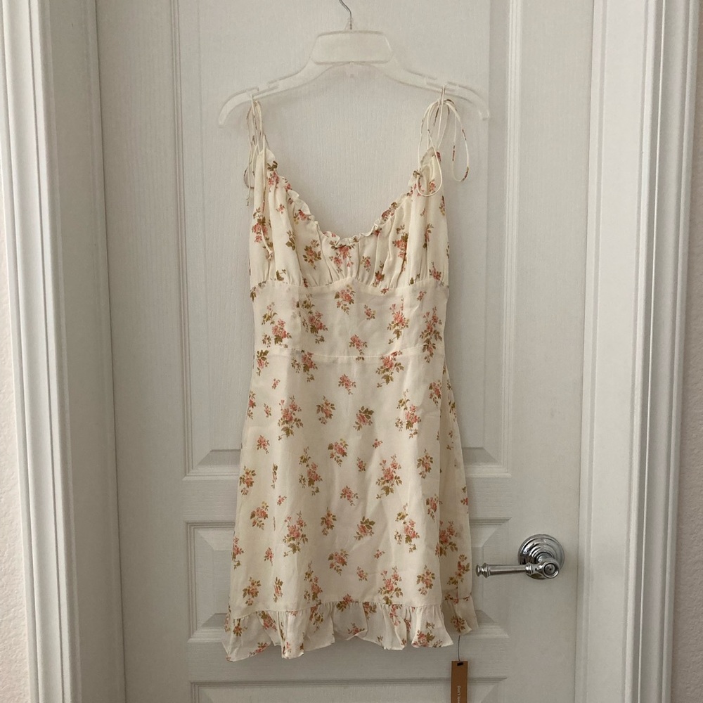 Reformation Esther dress in Mildred